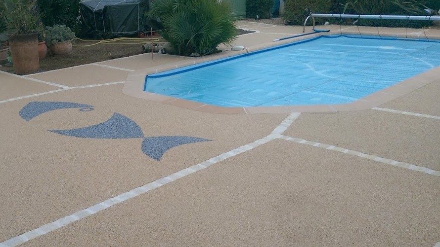 Al-Déco — résine drainante — réalisation Allées-Créations