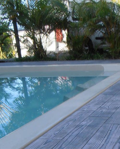 Terrasse — Béton décoratif matricé