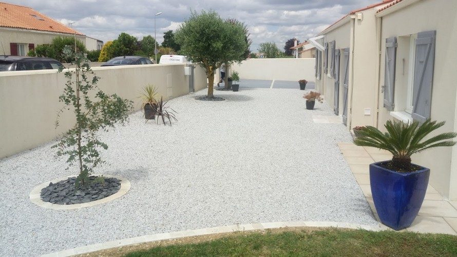 Terrasse — Gravier stabilisé