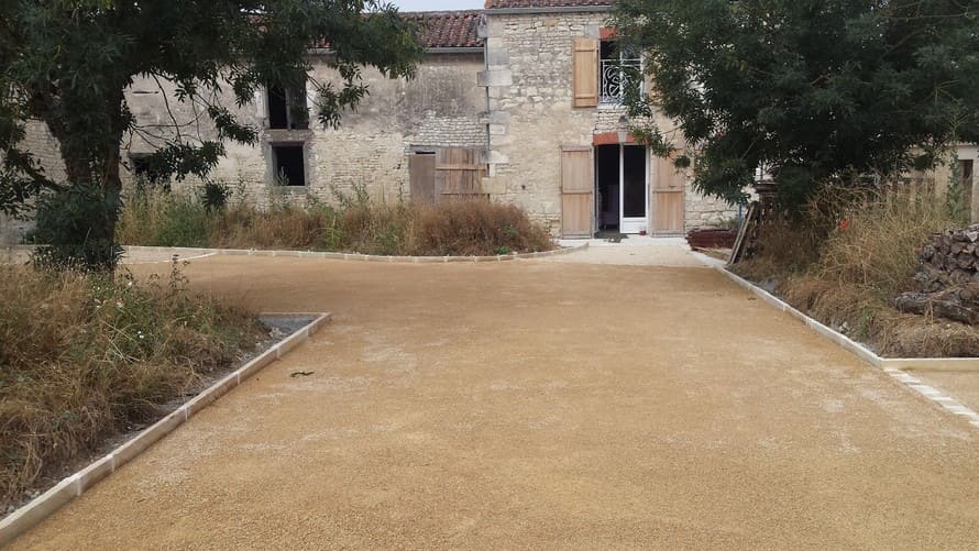Al-Éco — stabilisé écologique — réalisation Allées-Créations